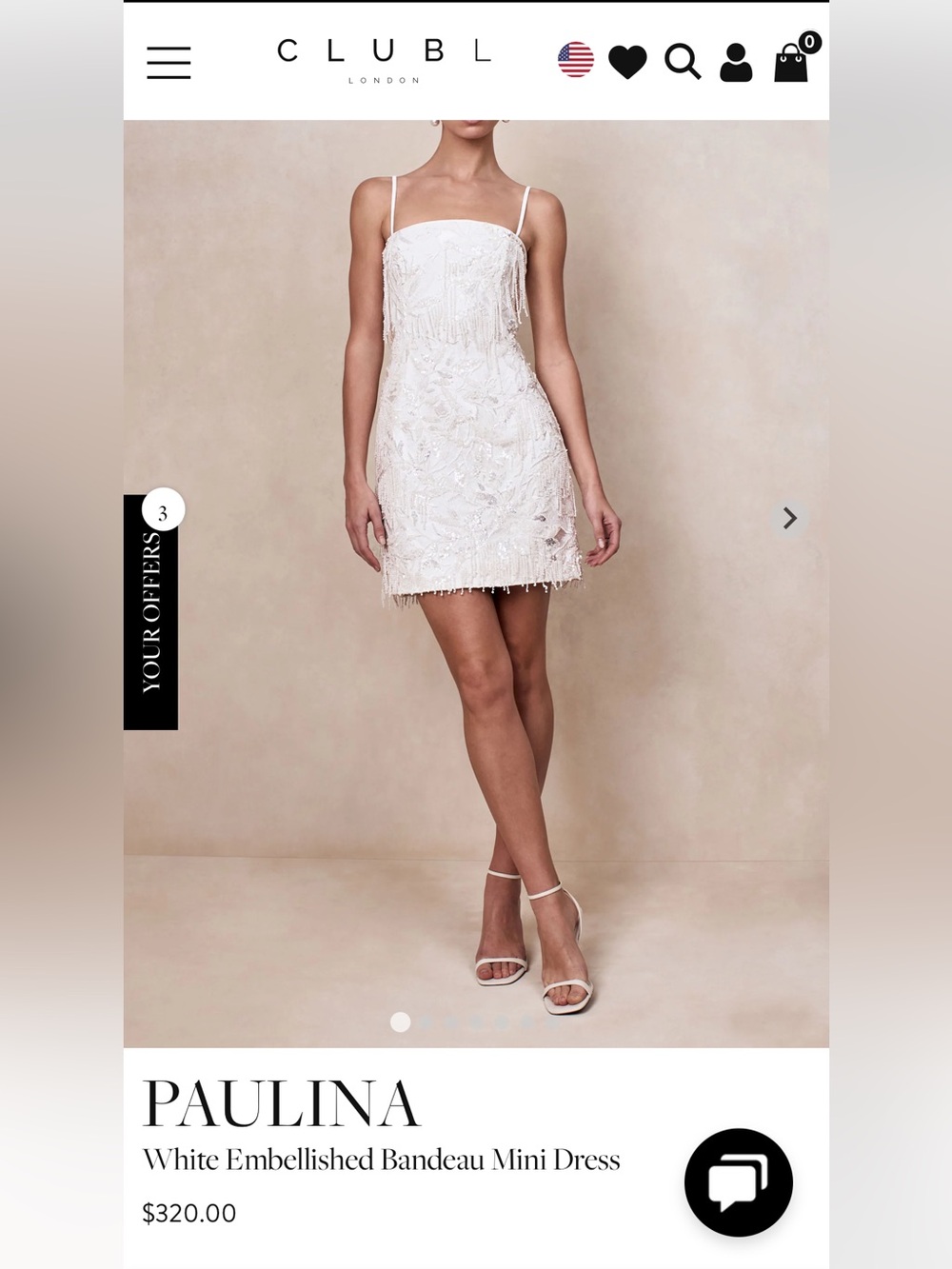 Stunning Club L White Second Look Dress